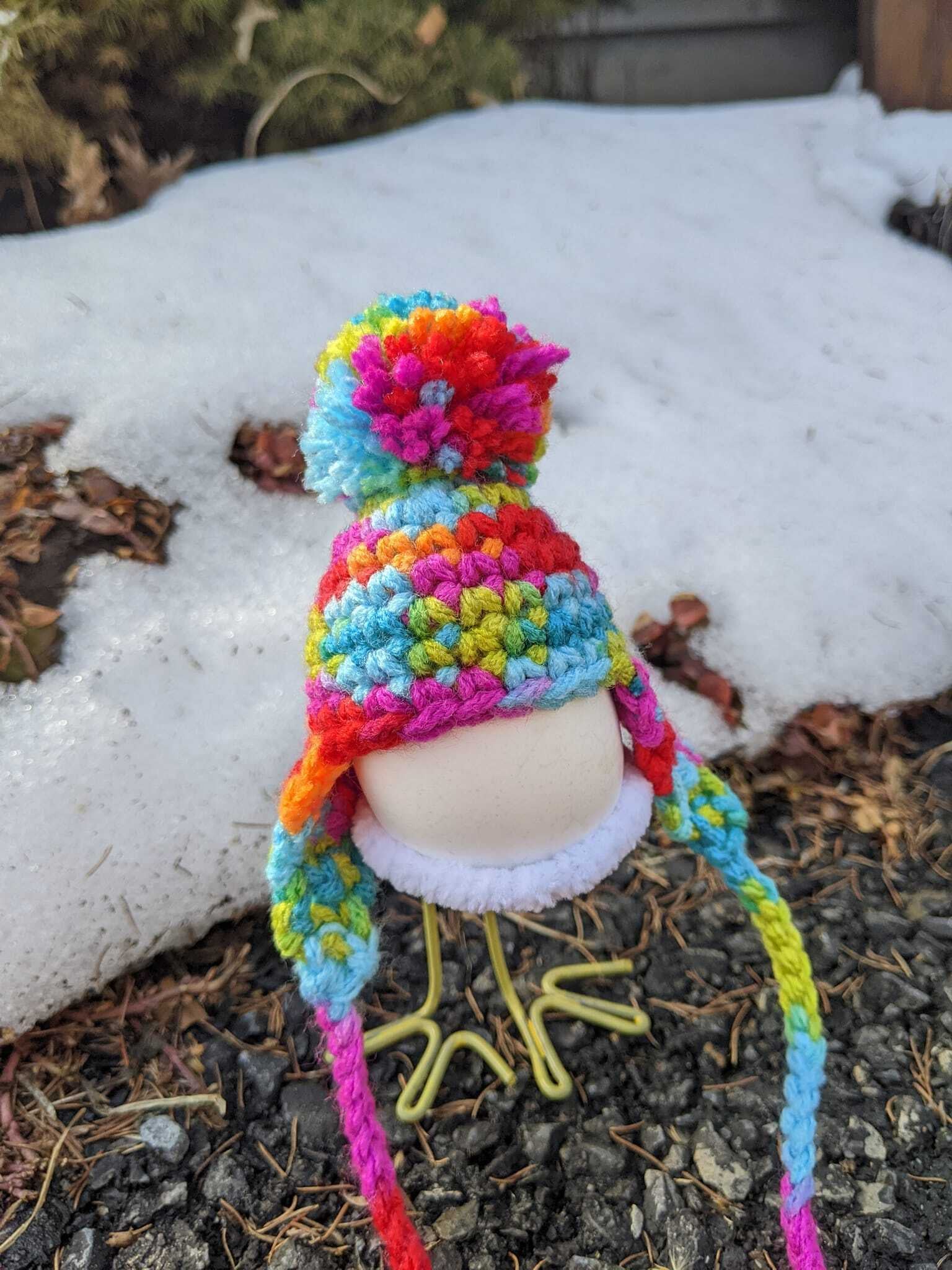 Crochet chicken hat cheap